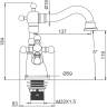 Смеситель для раковины GAPPO G1389-4
